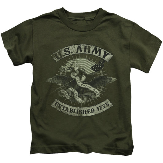 Army - Union Eagle - Short Sleeve Juvenile 18/1 - Military Green T-shirt