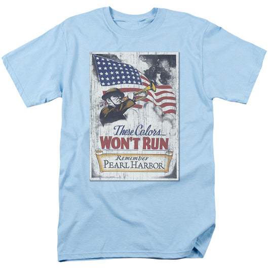 Army - Pearl Harbor - Short Sleeve Adult 18/1 - Light Blue T-shirt