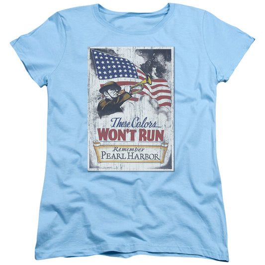 Army - Pearl Harbor - Short Sleeve Womens Tee - Light Blue T-shirt