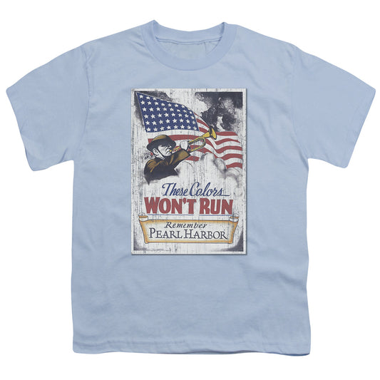 Army - Pearl Harbor - Short Sleeve Youth 18/1 - Light Blue T-shirt