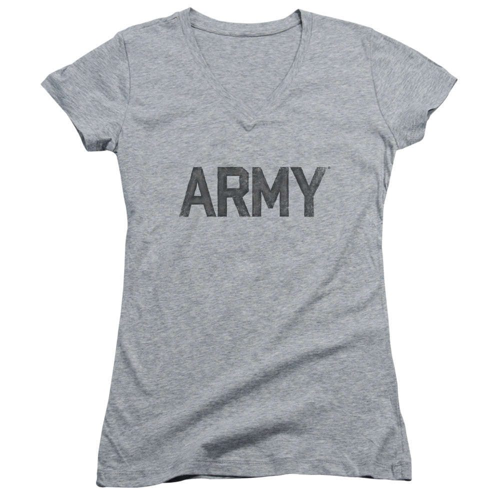 Army - Star-junior V-neck - Athletic Heather