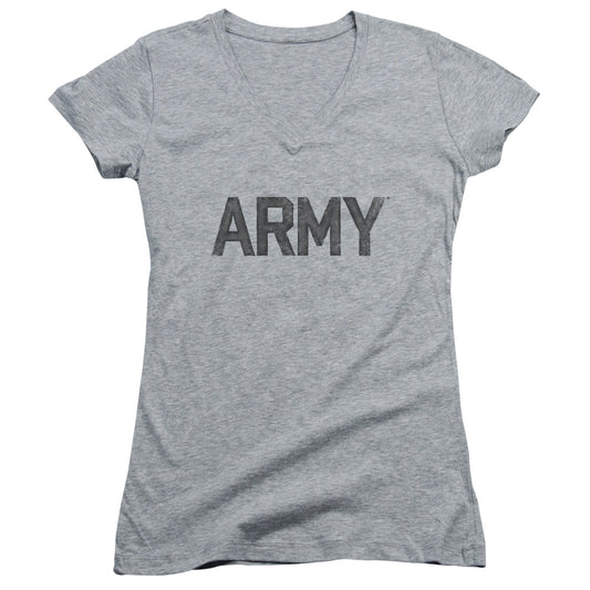 Army - Star-junior V-neck - Athletic Heather