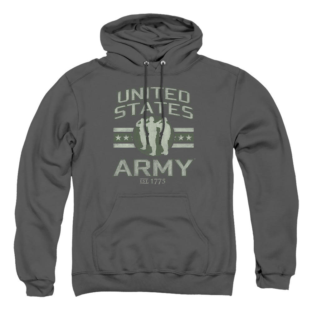 Army - United States Army - Adult Pull-over Hoodie - Charcoal