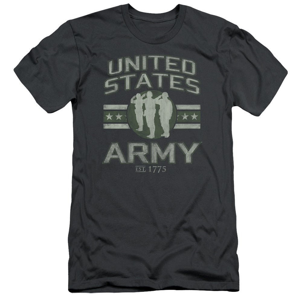 Army - United States Army - Short Sleeve Adult 30/1 - Charcoal T-shirt