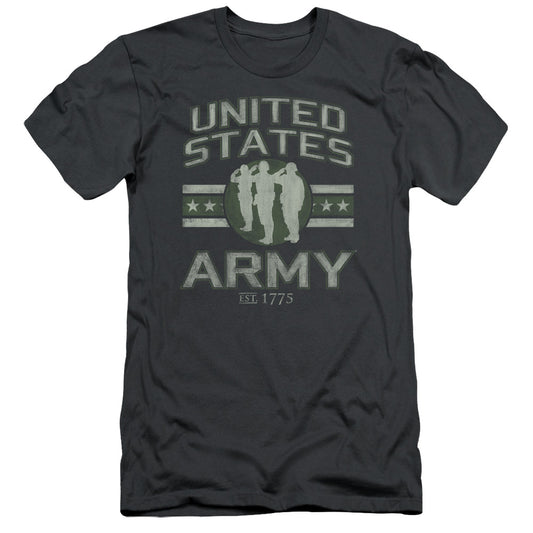 Army - United States Army - Short Sleeve Adult 30/1 - Charcoal T-shirt