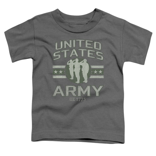Army - United States Army - Short Sleeve Toddler Tee - Charcoal T-shirt