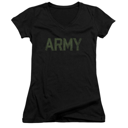 Army - Type-junior V-neck - Black