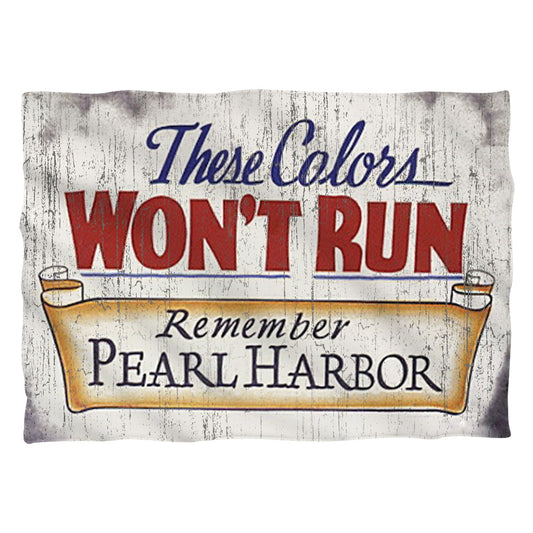 Army - Wont Run - Pillow Case - White