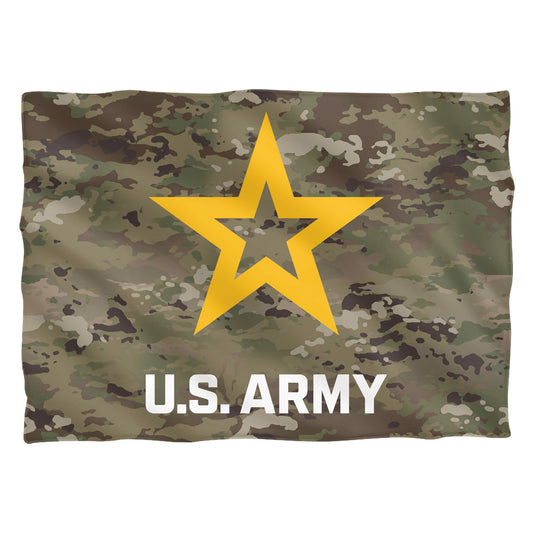 Army - Patch - Pillow Case - White