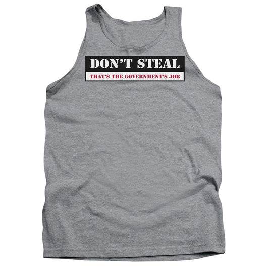 Dont Steal - Adult Tank - Athletic Heather
