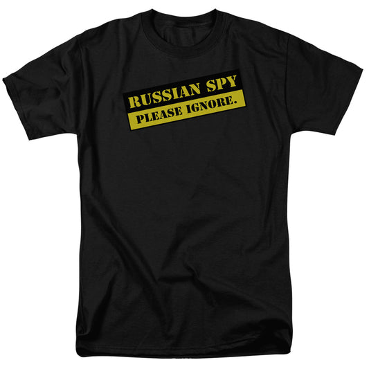 Russian Spy - Short Sleeve Adult 18 - 1 - Black T-shirt