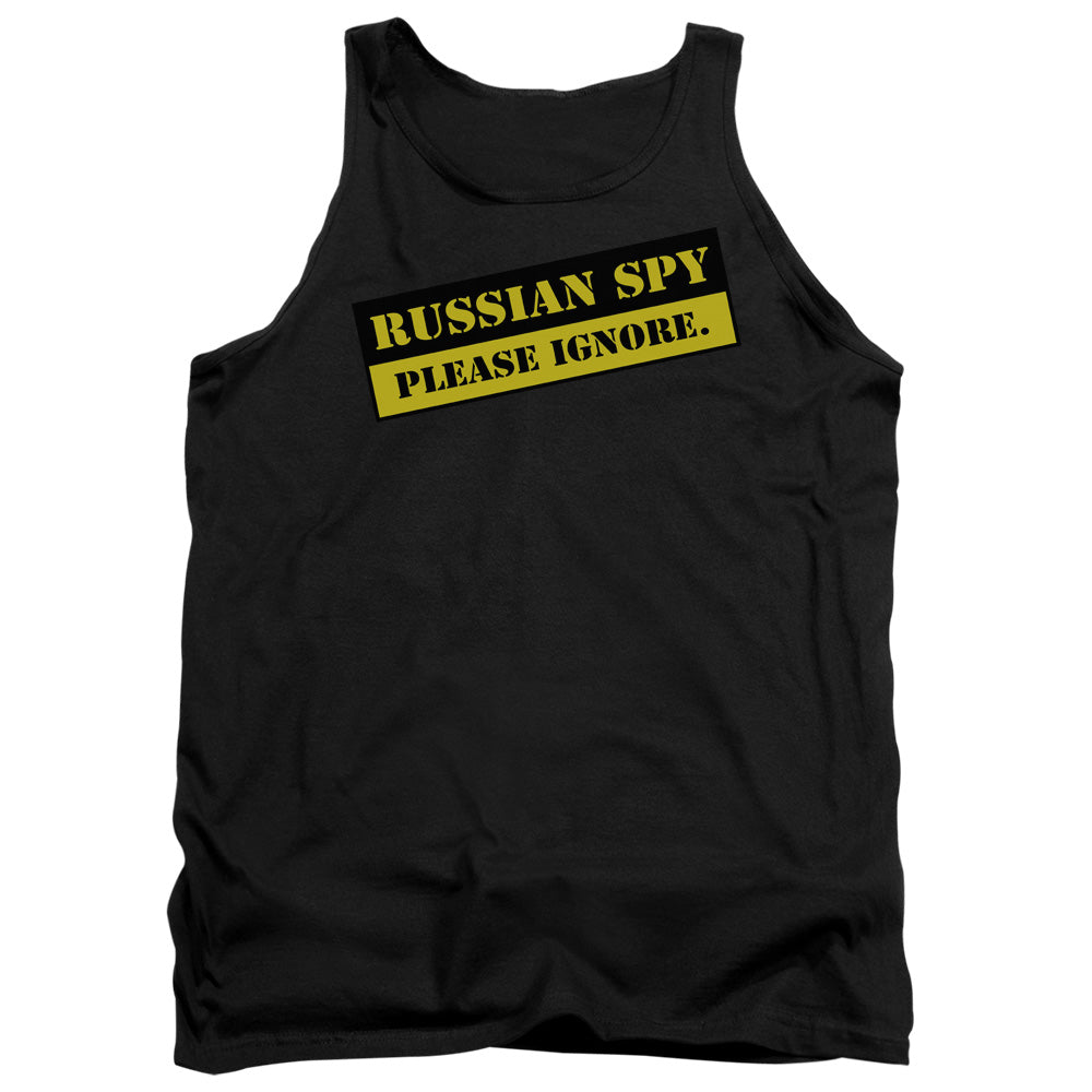 Russian Spy - Adult Tank - Black