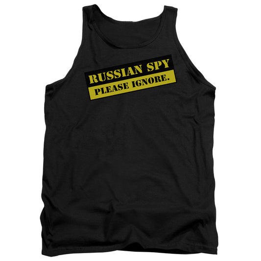 Russian Spy - Adult Tank - Black