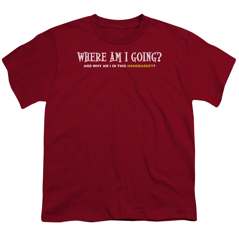 Handbasket - Short Sleeve Youth 18 - 1 - Cardinal T-shirt