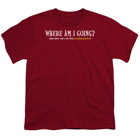 Handbasket - Short Sleeve Youth 18 - 1 - Cardinal T-shirt