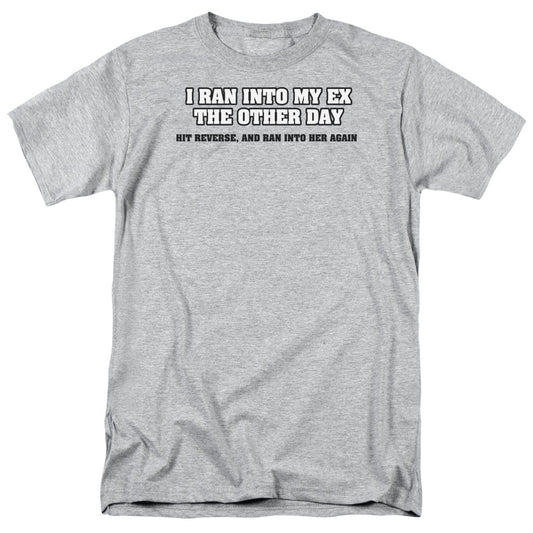 I Ran Into Her - Short Sleeve Adult 18 - 1 - Athletic Heather T-shirt