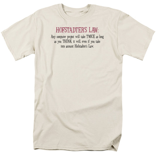Hofstaders Law - Short Sleeve Adult 18 - 1 - Cream T-shirt