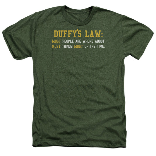 Duffys Law - Adult Heather - Military Green