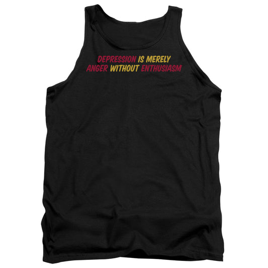 Aner Without Entusiasm - Adult Tank - Black