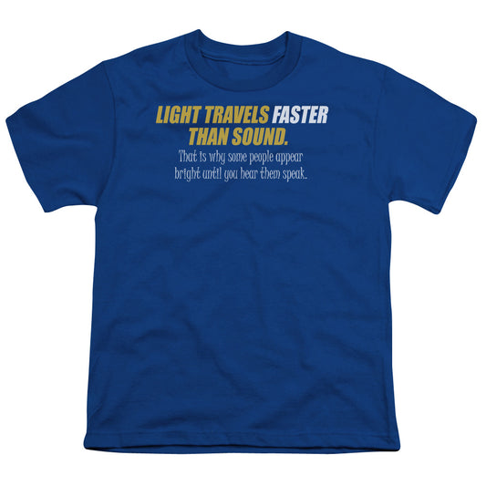Faster Than Sound - Short Sleeve Youth 18 - 1 - Royal Blue T-shirt