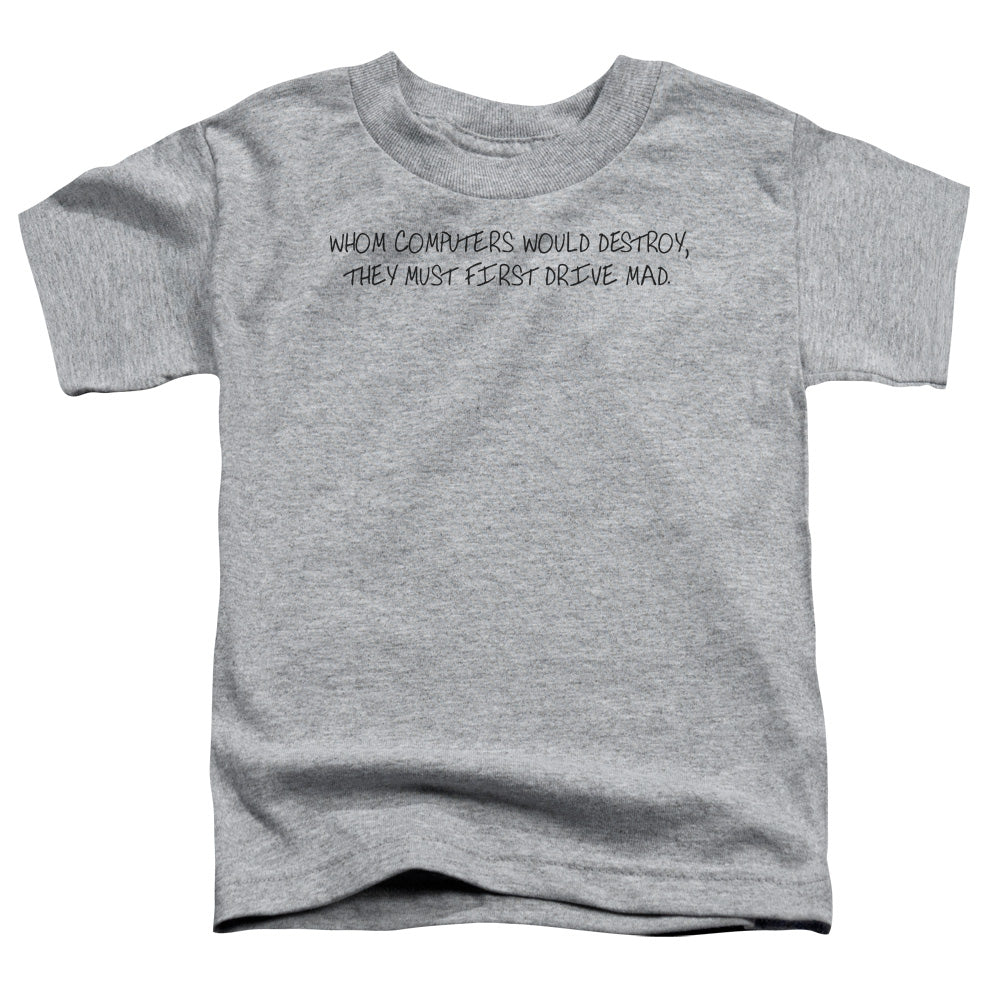 FIRST DRIVE MAD -   TODDLER TEE - ATHLETIC HEATHER - T-Shirt