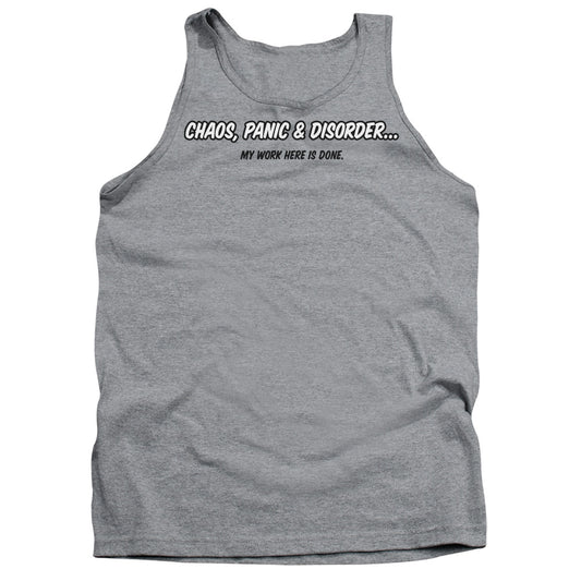 Chaos  Panic  Disorder - Adult Tank - Athletic Heather