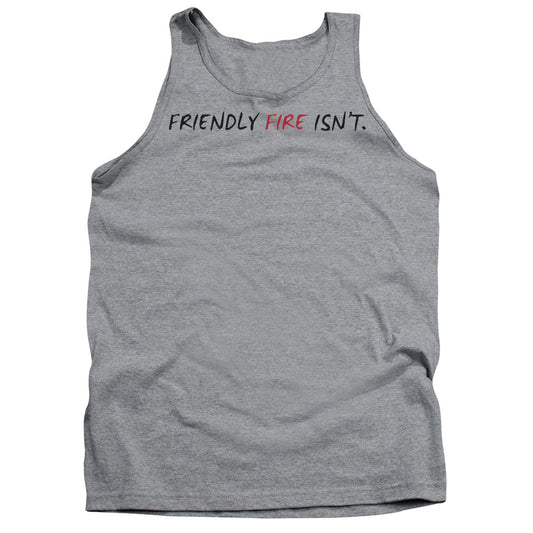 Friendly Fire Isnt - Adult Tank - Athletic Heather