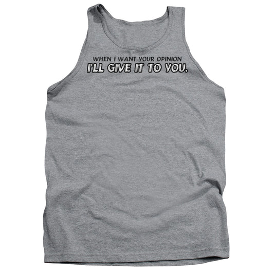 Your Opinion - Adult Tank - Athletic Heather