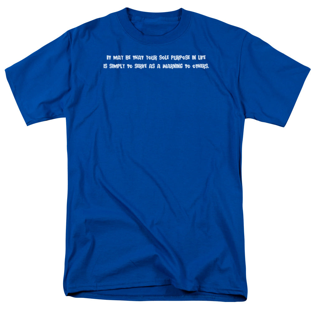 Warning To Others - Short Sleeve Adult 18 - 1 - Royal Blue T-shirt