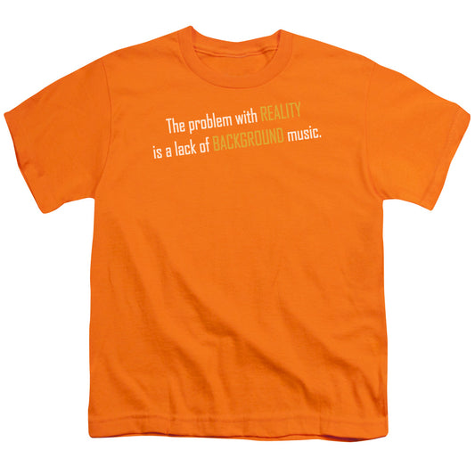 Problem With Reality - Short Sleeve Youth 18 - 1 - Orange T-shirt