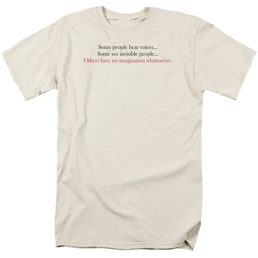 No Imagination - Short Sleeve Adult 18 - 1 - Cream T-shirt