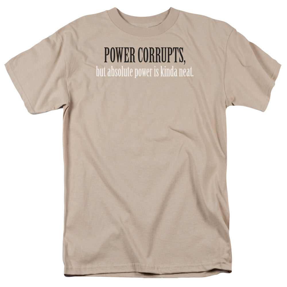 Absolute Power - Short Sleeve Adult 18 - 1 - Sand T-shirt
