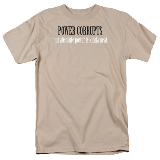 Absolute Power - Short Sleeve Adult 18 - 1 - Sand T-shirt