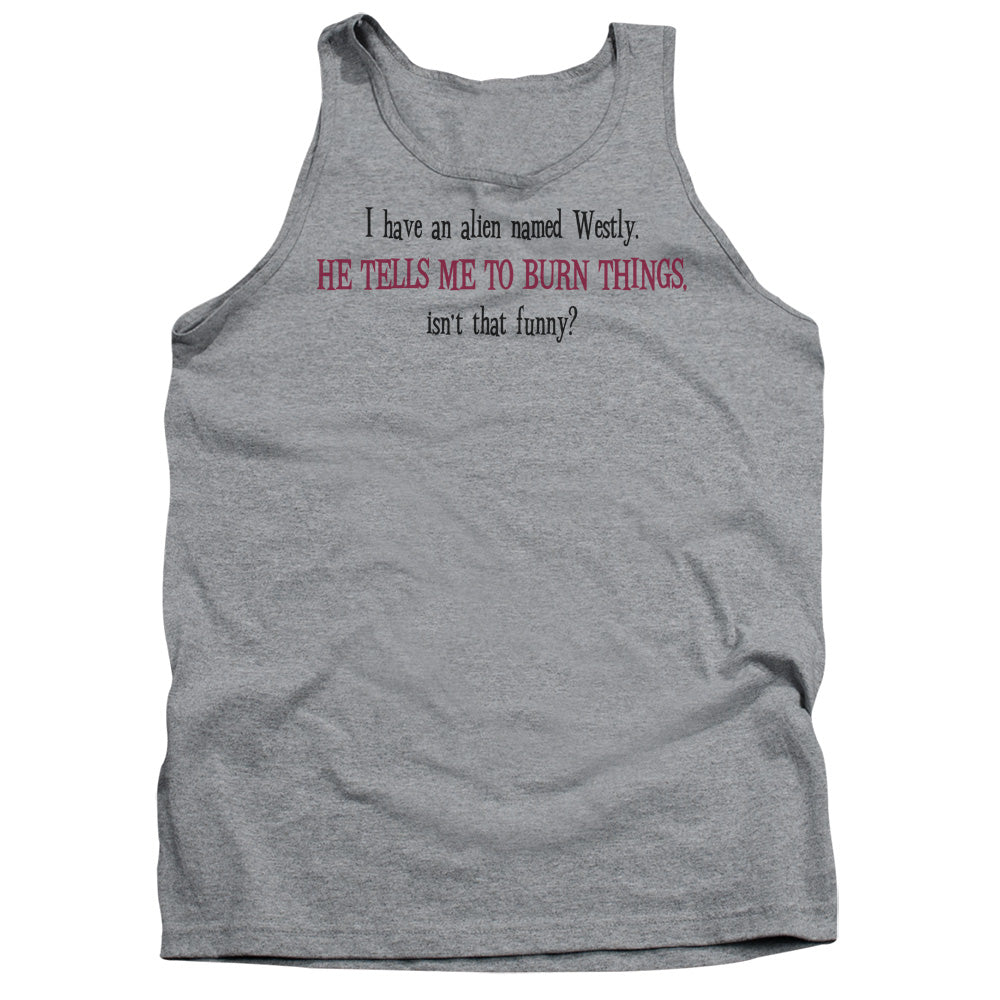 Alien Named Westly - Adult Tank - Athletic Heather