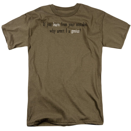 Learn From Mistakes - Short Sleeve Adult 18 - 1 - Safari Green T-shirt