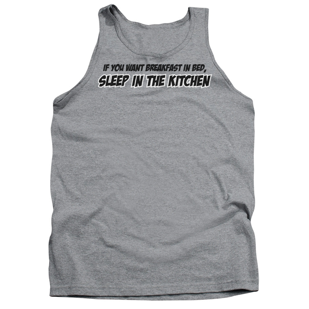 Breakfast In Bed - Adult Tank - Athletic Heather