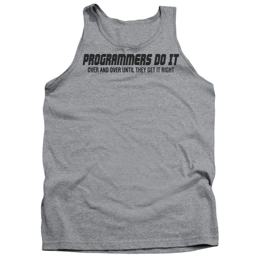 Programmers Do It - Adult Tank - Athletic Heather