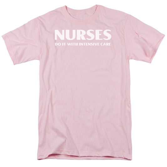 Nurses Do It - Short Sleeve Adult 18 - 1 - Pink T-shirt