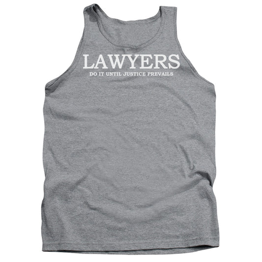 Lawyers Do It Justice - Adult Tank - Athletic Heather