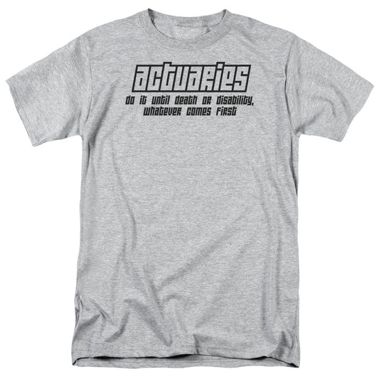 Actuaries Do It - Short Sleeve Adult 18 - 1 - Athletic Heather T-shirt