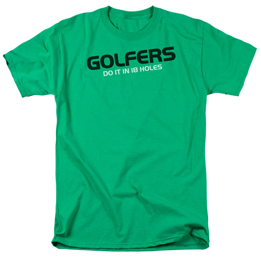 Golfers Do It - Short Sleeve Adult 18 - 1 - Kelly Green T-shirt