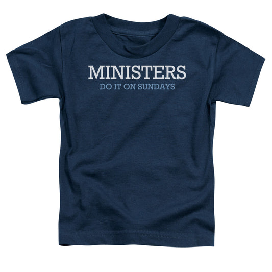 Ministers Do It - Short Sleeve Toddler Tee - Navy T-shirt
