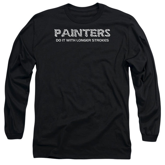 Painters Do It - Long Sleeve Adult 18 - 1 - Black T-shirt
