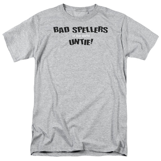 Bad Spellers - Short Sleeve Adult 18 - 1 - Athletic Heather T-shirt