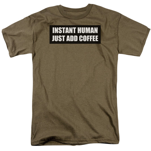Instant Human - Short Sleeve Adult 18 - 1 - Safari Green T-shirt