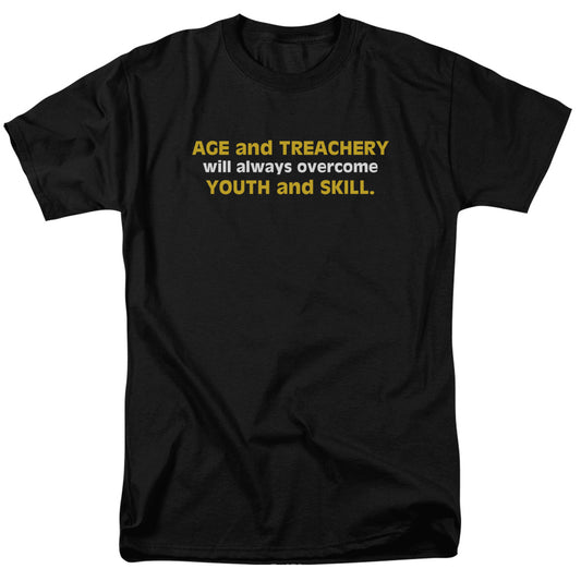 Age And Treachery - Short Sleeve Adult 18 - 1 - Black T-shirt