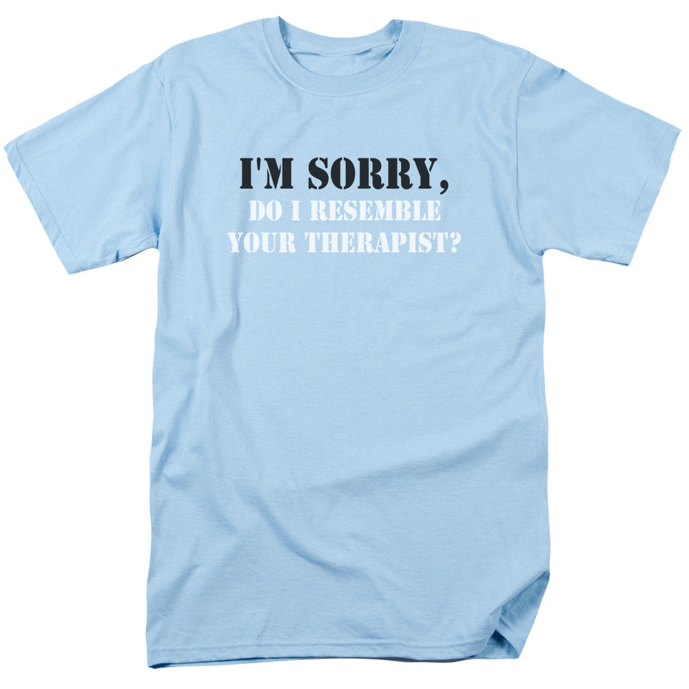 Resemble Your Therapist - Short Sleeve Adult 18 - 1 - Light Blue T-shirt