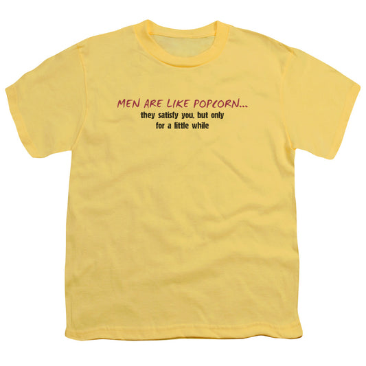 Men Like Popcorn - Short Sleeve Youth 18 - 1 - Banana T-shirt