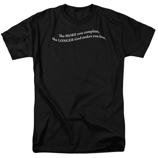 More You Complain - Short Sleeve Adult 18 - 1 - Black T-shirt