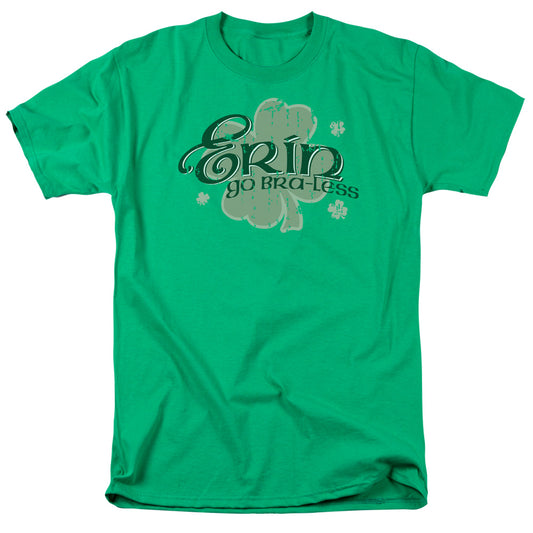 Erin Go Braless - Short Sleeve Adult 18 - 1 - Kelly Green T-shirt